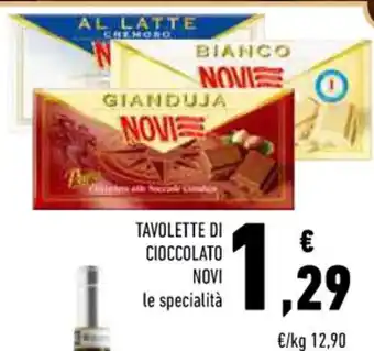 Conad Superstore TAVOLETTE DI CIOCCOLATO NOVI offerta