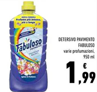 Conad Superstore DETERSIVO PAVIMENTO FABULOSO 950 ml offerta