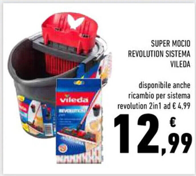 Ricambi Per Vileda Mocio Revolution - 3 Pezzi In Microfibra Per Pulizie Profonde - Foto 10