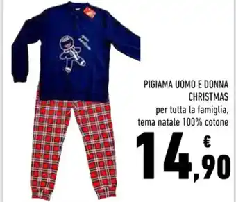 Conad Superstore PIGIAMA UOMO E DONNA CHRISTMAS offerta