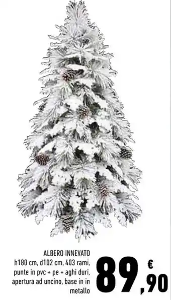 ALBERO INNEVATO h180 cm, d102 cm