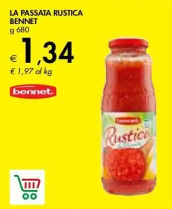 Bennet LA PASSATA RUSTICA BENNET g 680 offerta