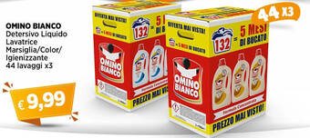Ipercoop OMINO BIANCO Detersivo Liquido Lavatrice offerta