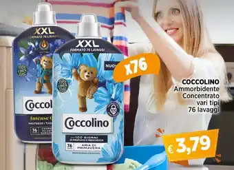 Ipercoop Coccolino Ammorbidente Concentrate vari tipi offerta