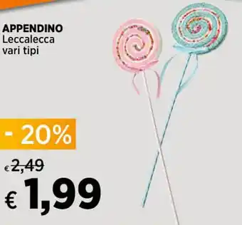 Ipercoop APPENDINO Leccalecca vari tipi offerta