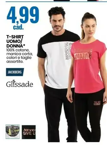 Eurospin Glissade T-shirt Uomo/ Donna offerta