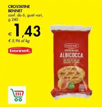 Bennet CROSTATINE BENNET conf. da 6, gusti vari, g 240 offerta