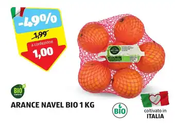 ALDI ARANCE NAVEL BIO 1 KG offerta