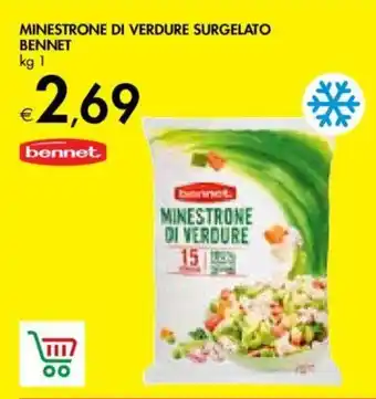Bennet MINESTRONE DI VERDURE SURGELATO BENNET kg 1 offerta