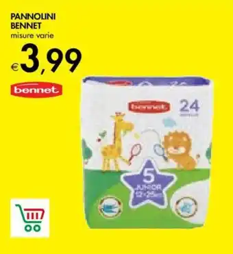 Bennet PANNOLINI BENNET misure varie offerta