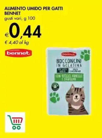 Bennet ALIMENTO UMIDO PER GATTI BENNET gusti vari, g 100 offerta