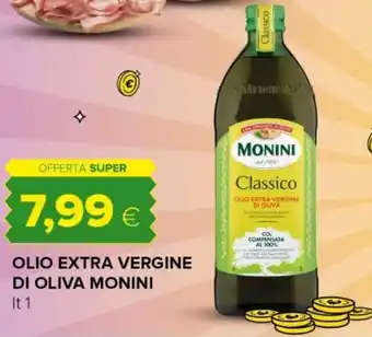 Tigre OLIO EXTRA VERGINE DI OLIVA MONINI lt 1 offerta