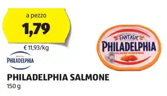 ALDI PHILADELPHIA SALMONE 150 g offerta