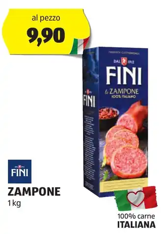 ALDI FINI ZAMPONE 1 kg offerta
