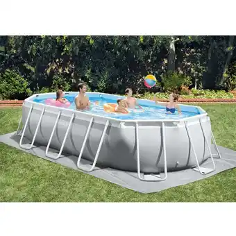 Bricofer Intex piscina fuori terra ovale da giardino 503x274x122 cm, pompa a ca offerta