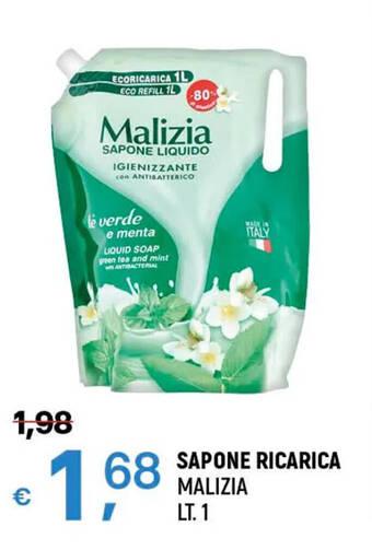 A&O SAPONE RICARICA MALIZIA LT. 1 offerta