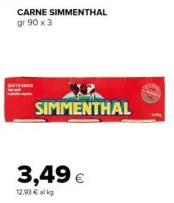 Tigre CARNE SIMMENTHAL gr 90 x 3 offerta
