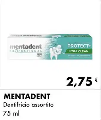 Iper Tosano MENTADENT Dentifricio assortito 75 ml offerta