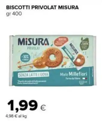 Tigre BISCOTTI PRIVOLAT MISURA gr 400 offerta
