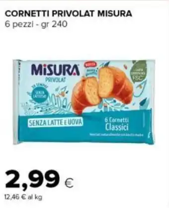Tigre CORNETTI PRIVOLAT MISURA 6 pezzi - gr 240 offerta