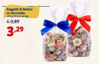 In'S Mercato Soggetti di Natale al cioccolato 400 g offerta