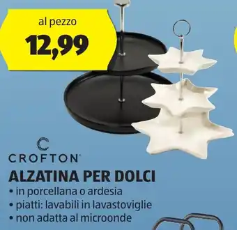 ALDI CROFTON ALZATINA PER DOLCI offerta
