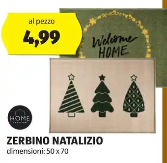 ALDI CREATION ZERBINO NATALIZIO 50 x 70 offerta
