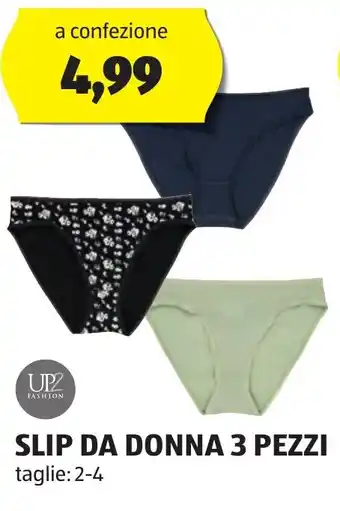ALDI SLIP DA DONNA 3 PEZZI 2-4 offerta