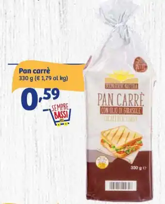 In'S Mercato Pan carrè 330 g offerta