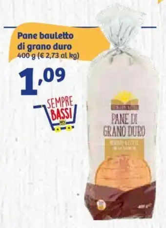 In'S Mercato Pane bauletto di grano duro 400 g offerta