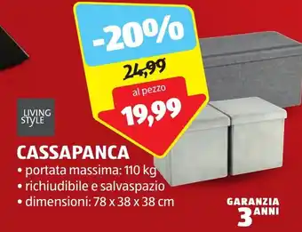 LIVING STYLE CASSAPANCA