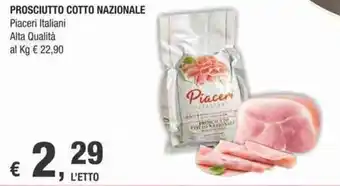Crai PROSCIUTTO COTTO NAZIONALE offerta