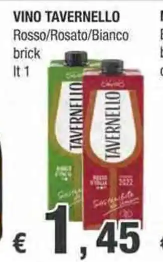 VINO TAVERNELLO Rosso/Rosato/Bianco 1 lt
