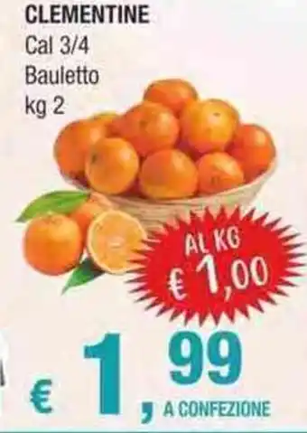 CLEMENTINE Cal 3/4 Bauletto 2 kg