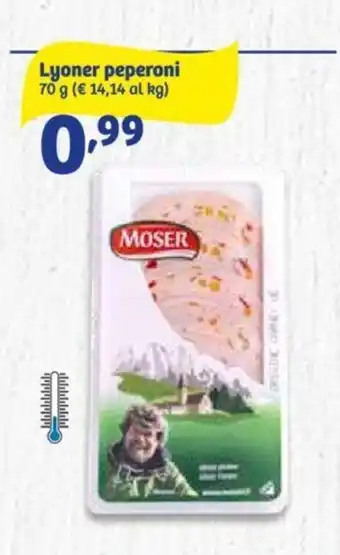 In'S Mercato Lyoner peperoni 70 g offerta