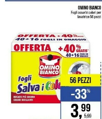 Caddy's Omino Bianco Detersivo lavatrice offerta