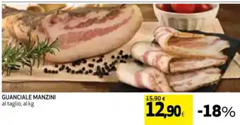 Ipercoop GUANCIALE MANZINI offerta
