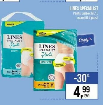 Caddy's Lines Assorbenti lines offerta