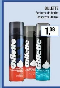 Caddy's Gillette Schiuma da barba offerta