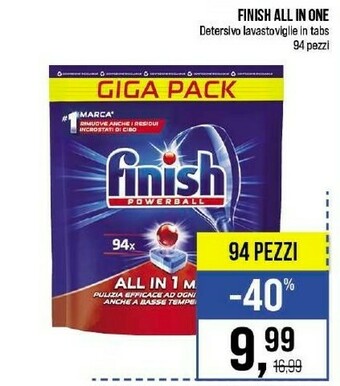 Caddy's Finish Detersivo lavastoviglie offerta