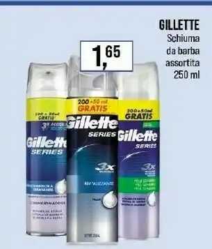 Caddy's Gillette Schiuma da barba offerta