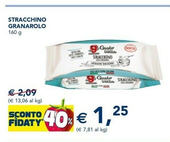 Esselunga Granarolo Stracchino 160 G offerta