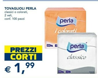 Esselunga Perla Tovaglioli offerta