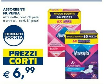 Esselunga Nuvenia Assorbenti Ultra Notte offerta