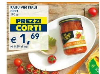 Biffi Ragu Vegetale