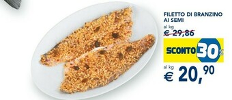 Esselunga Filetto Di Branzino Al Semi offerta