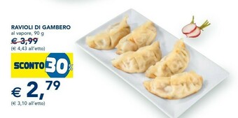 Esselunga Ravioli Di Gambero Al Vapore offerta