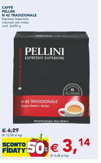 Esselunga Pellini Caffè Tradizionale Gusto Classico Deciso offerta
