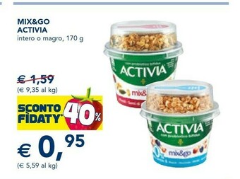 Activia - Mix & Go Muesli Semi Di Zucca Mirtilli Rossi 170 G(ml)