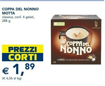 Esselunga Motta Coppa Del Nonno Classica 288 G(ml) offerta